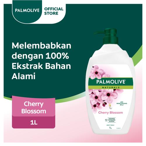 Gambar Palmolive Sabun Mandi Naturals Milk & Cherry Blossom 1L dari Colgate Palmolive Kota Tangerang Tokopedia