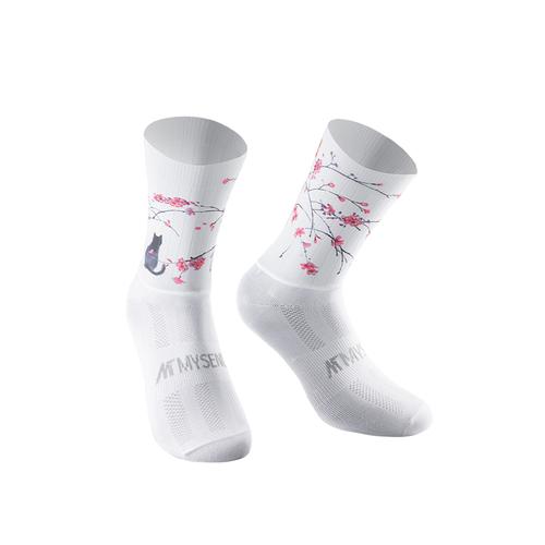 Foto Produk Kaos Kaki Mysenlan PEACH BLOSSOM Cycling Socks dari FittoBike