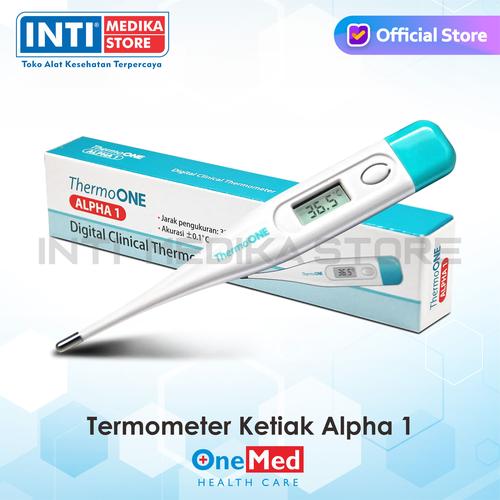 Gambar ONEMED Thermometer ThermoONE ALPHA 1 New BIRU dari INTI MEDIKA STORE Tokopedia