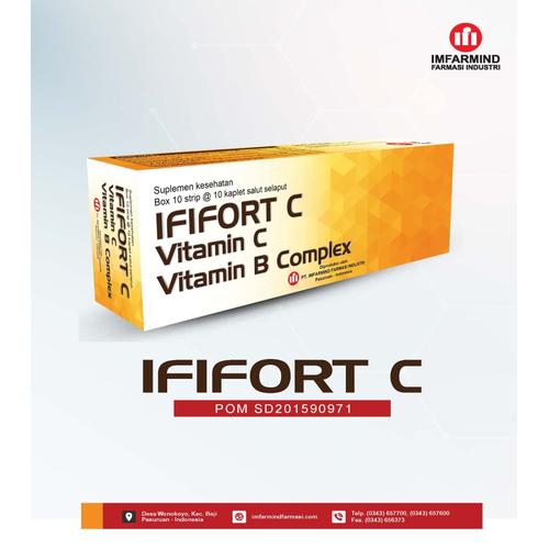 Jual Ififort C Multivitamin dengan Vit C 500mg untuk Daya Tahan Tubuh