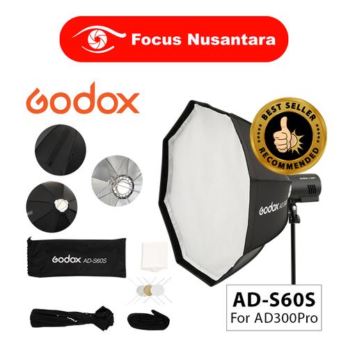 Gambar GODOX AD-S60S Umbrella Style Softbox Godox Mount for AD300Pro dari Focus Nusantara undefined Tokopedia