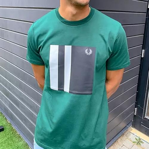 Jual Fred Perry Tipped Graphic T-Shirt 