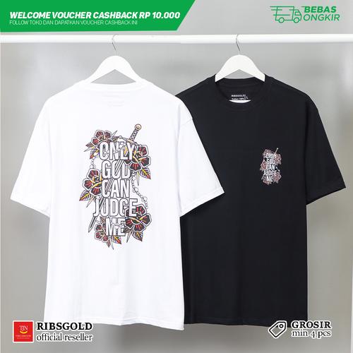 Jual Kaos Hitam atau Putih Only God Can 