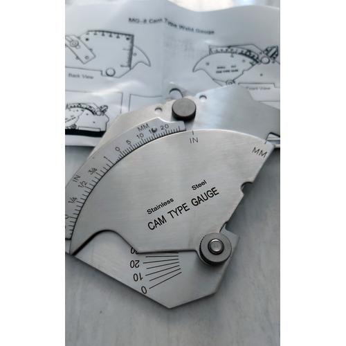 Jual WELDING GAUGE MG8 / CAM TYPE GAUGE STAINLESS STEEL Jakarta
