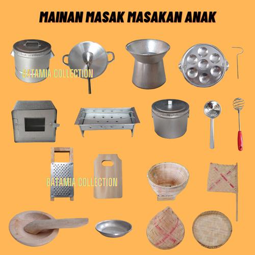 Foto Produk Masak Masakan Mini Set Lengkap 20 Item Kompor Oven Mini Anak Anak - Tanpa Kompor dari BATAMIA COLLECTION