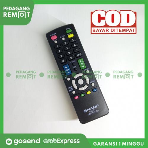 Foto Produk Remot Remote TV Sharp Aquos LCD LED GB016WJSA Original Pabrik / KW dari Pedagang Remot