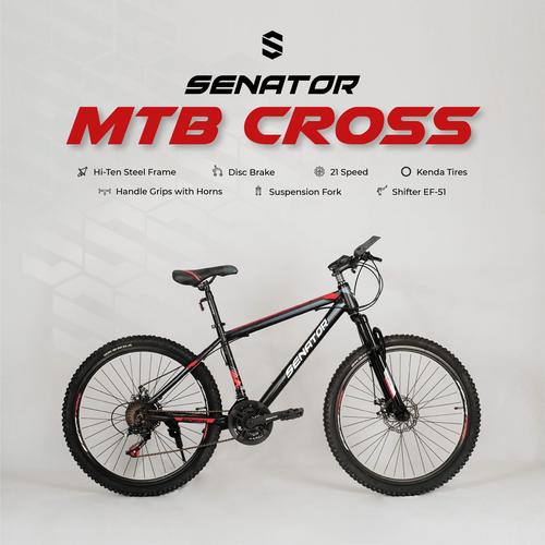 Gambar Sepeda Gunung MTB Senator Cross - Abu-abu dari yugowes Kab. Bandung Tokopedia