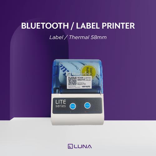 Gambar Thermal/Label Portable Bluetooth Printer 58MM (Tanpa Kabel/Wireless) dari lunapos.id Jakarta Selatan Tokopedia
