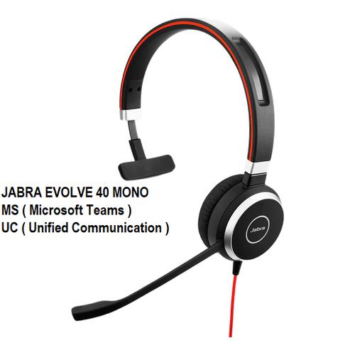 Jual ORIGINAL JABRA EVOLVE 40 MONO MS 