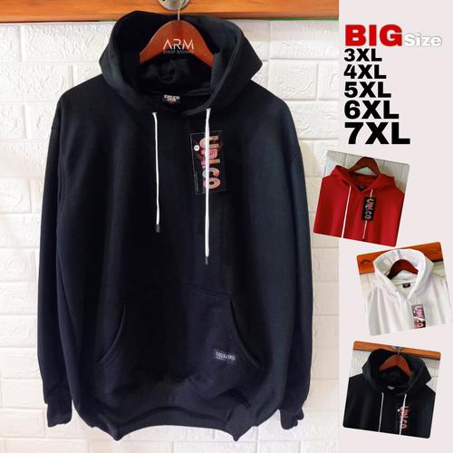 Jual Sweater Hoodie Pria Polos Jumbo 