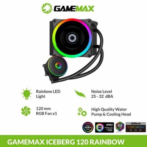 WATERCOOLER GAMEMAX ICEBERG 120 RAINBOW AIO