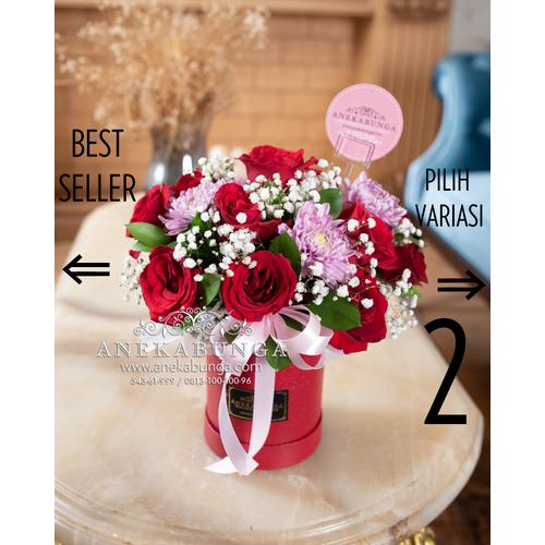 Box Bunga Mawar Jual Flower Box Bunga Mawar Asli Vas Kotak Fresh Rose Flower Birthday ...