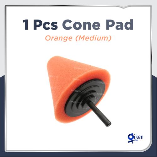 Foto Produk Cone Polishing Foam Pad Busa poles kerucut velg handle mobil - Kuning dari GIKEN