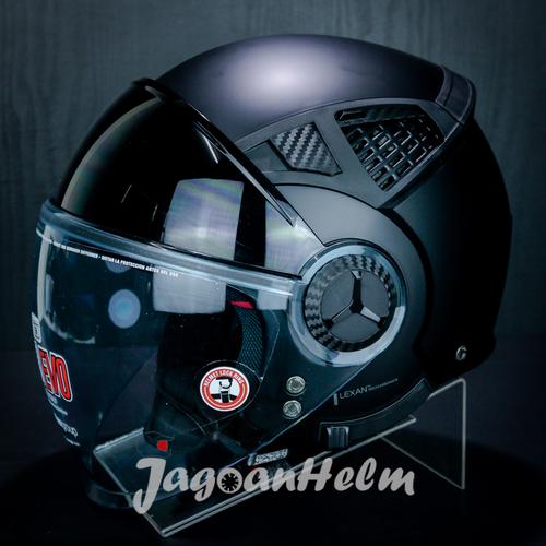 Jual NOLAN HELM N33EVO #4 CLASSIC | BLACK DOFF | N33 EVO HALF FACE - Kota  Bekasi - Jagoan Helm | Tokopedia