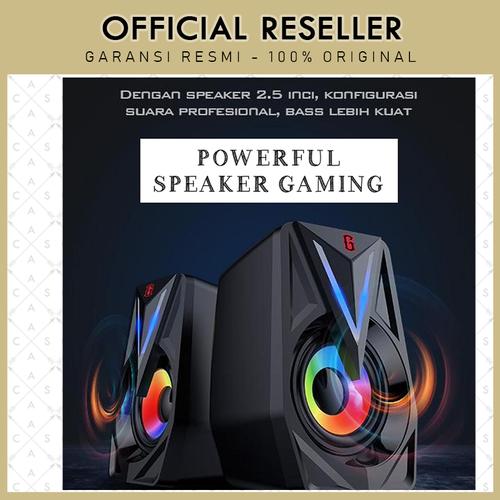 Gambar Gamen GS1 Double Port Input RGB Gaming Speaker 6W Powerful Speaker dari Casa Accessories Jakarta Barat Tokopedia