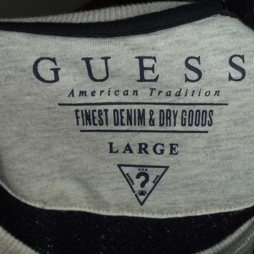 Jual Crewneck pria guess second branded 