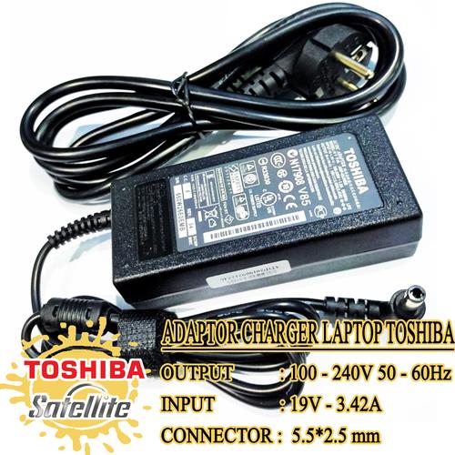 Foto Produk Adaptor Charger Laptop Toshiba Satellite C800 L20 L310 19V 3.42A ORI dari JHESTORES