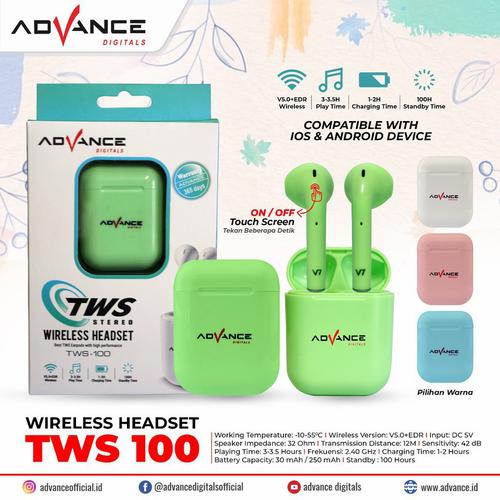 Jual headset earphone handsfree advance 
