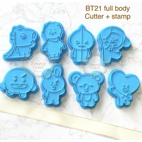 Jual BT21 full body COOKIE CUTTER. Cetakan kue BT21 - shooky - Jakarta ...