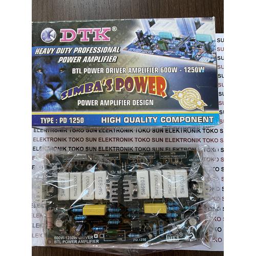 Jual Kit DTK BTL Power Amplifier 600 - 1250 Watt Simba's Power PD 1250