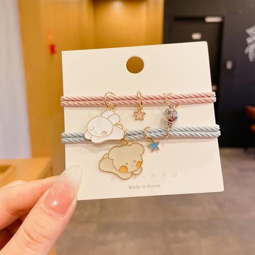 Gambar Gelang Tangan Couple Persahabatan Tali Magnet Fashion Korea 2 pcs/set - Blue Pink dari Lucky_Store88 Kota Tangerang Tokopedia