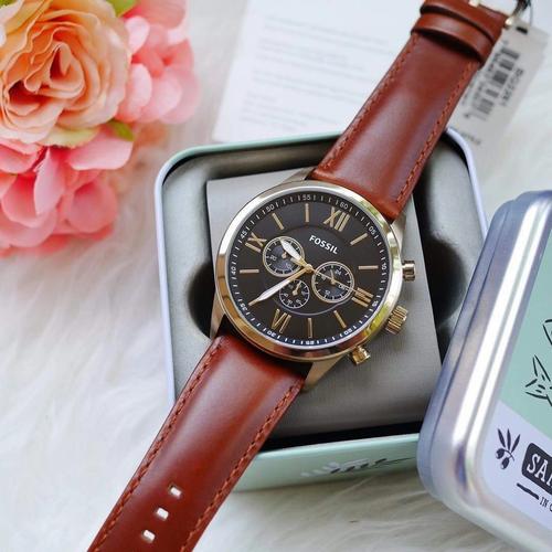 Jual JAM FOSSIL FLYNN BROWN BQ2261 