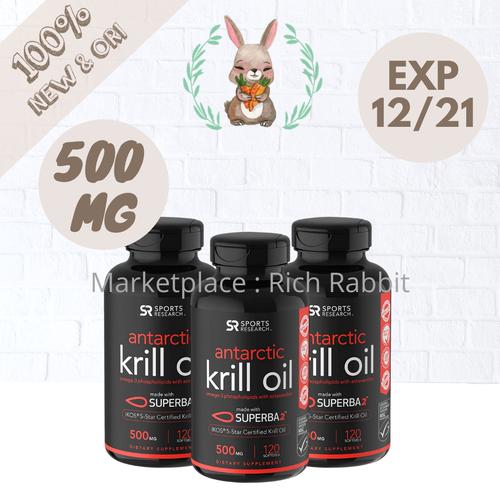 Gambar Sports Research Antarctic Krill Oil Omega 3 Phopholipids Astaxanthin dari Rich Rabbit Jakarta Barat Tokopedia