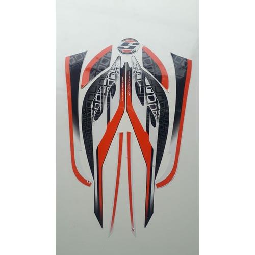 Jual Striping Lis Sticker Honda New Scoopy 2018 2019 Hitam Putih Orange ...