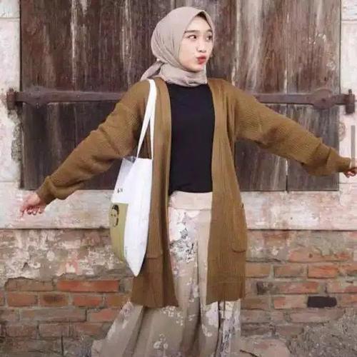 Jual AGERA CARDIGAN BELLE OVERSIZE 