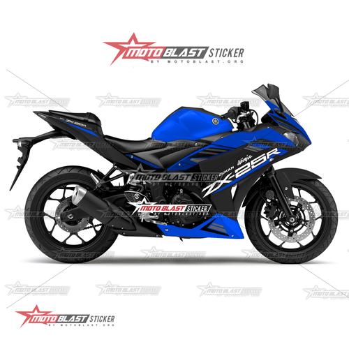 Jual Decal Sticker Motoblast - Yamaha R25 Black Blue bukan ZX25R ...