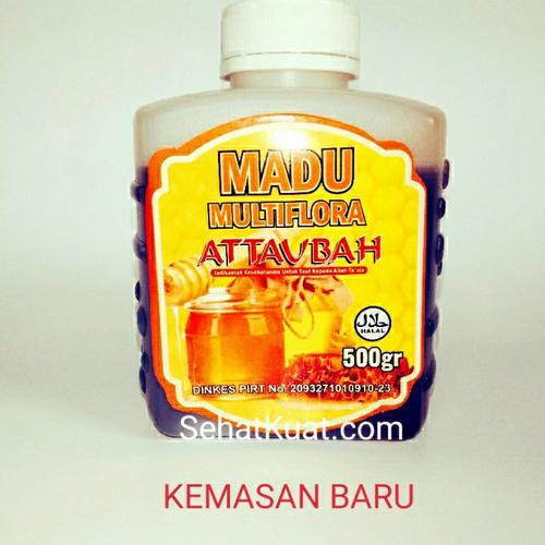 Gambar Madu Asli Multiflora Attaubah 500 g dari SEHATKUATcom Kab. Bogor Tokopedia