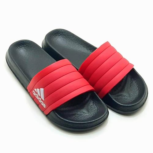 black slide sneakers