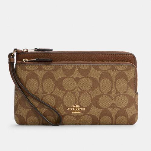 Jual Coach Double Zip Wallet In 