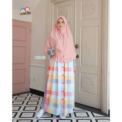 Foto Produk Gamis Kaos Dewasa RGD-42 by Raggakids dari kedai berkah