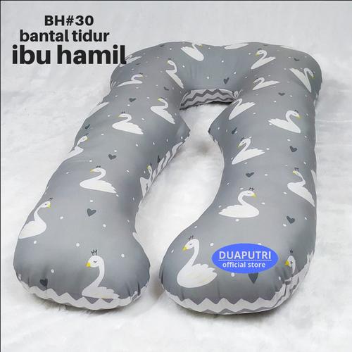 Foto Produk BANTAL HAMIL / BANTAL IBU HAMIL / MATERNITY PILLOW - SWAN ABU dari DUAPUTRI 0fficiallstore