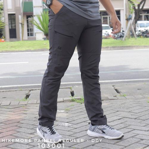 Foto Produk Celana Gunung Quick Dry Outdoor Pria Setara Consina Original Black - HM Dark Grey, Panbel Reg - M dari Riung Adventure