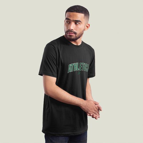 Gambar Athletica Official Shop - Arneez Black | T-Shirt Pria | Kaos Olahraga - M dari Athletica Footwear Kota Bandung Tokopedia