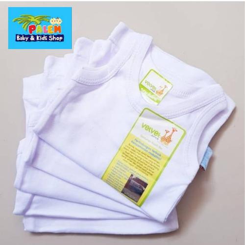Foto Produk Singlet Velvet kaos dalam 1 pcs size NB XS S M L LB/LL 2 3 4 5 6 7 - XS dari palem baby kids