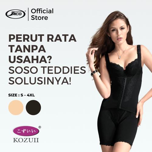 Foto Produk Kozuii Korset Pelangsing Batu Turmalin - Soso Teddies - Hitam, L dari JACO TVS