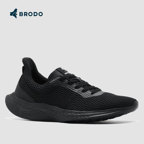 Foto Produk Sneakers Unisex BRODO Active Sprint Full Black - 36 dari BRODO OFFICIAL STORE