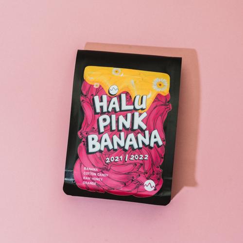 Gambar Halu Pink Banana (100 gram) roasted beans specialty coffee biji kopi dari Space Roastery Kab. Sleman Tokopedia
