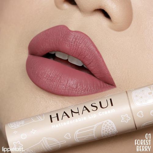 Gambar Hanasui Mattedorable Lip Cream Boba Edition 4gr Lipstik - 01.FOREST BERRY dari Oeycosmetics Jakarta Barat Tokopedia