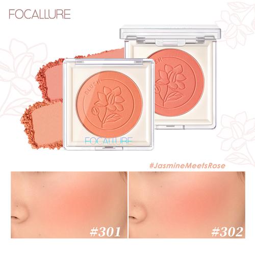 Foto Produk FOCALLURE #JasmineMeetsRose Blush High Pigment bedak FA235 - #101 dari beauty entity