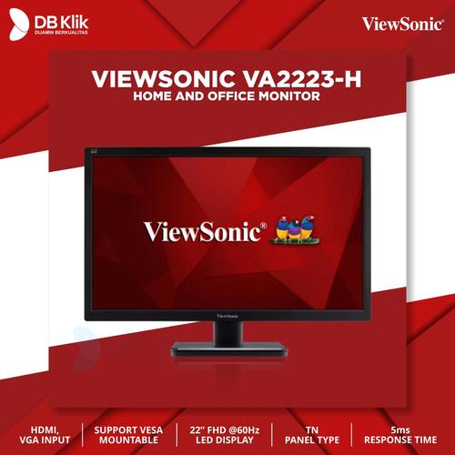 Jual LED Monitor Viewsonic VA2223H 21.5 