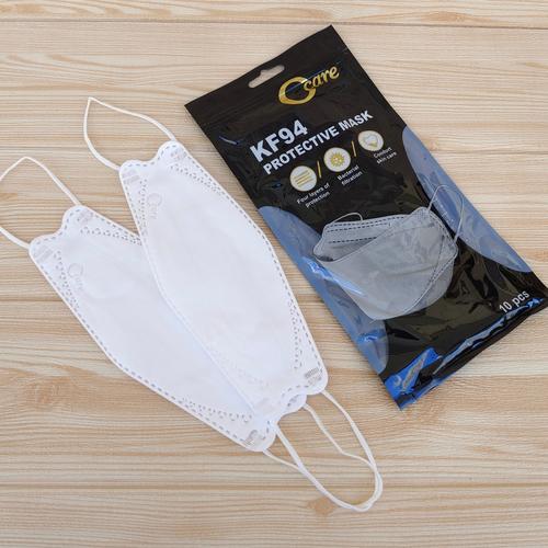 Gambar Masker KF94 isi 10 merk C - CARE Embos - Putih dari Alisha Onshop Kota Denpasar Tokopedia