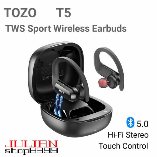 Jual TOZO T5 TWS SPORT WIRELESS EARBUDS 