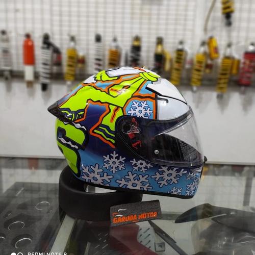 AGV K3 SV Rossi Wintertest 2016 Snowman 