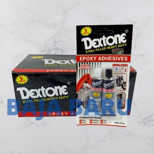 Jual Lem Besi Dextone Epoxy 5 Menit Kuat Heavy Duty Waterproof Tahan ...