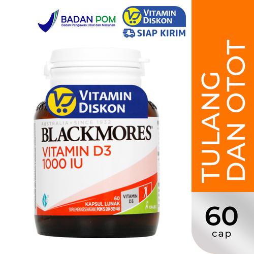 Gambar BLACKMORES VITAMIN D3 1000IU BPOM KALBE - 60 CAPS dari VitaminDiskon Official Jakarta Utara Tokopedia