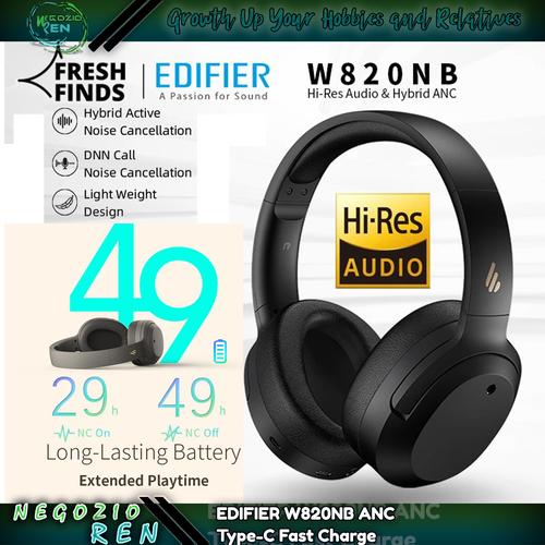 Jual EDIFIER W820NB ANC Type-C Fast Charge - Hitam - Kota Surabaya -  Negozio Ren | Tokopedia